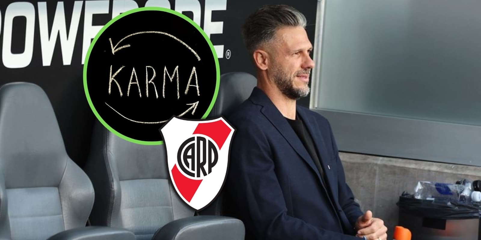 Demichelis y el símbolo del karma.