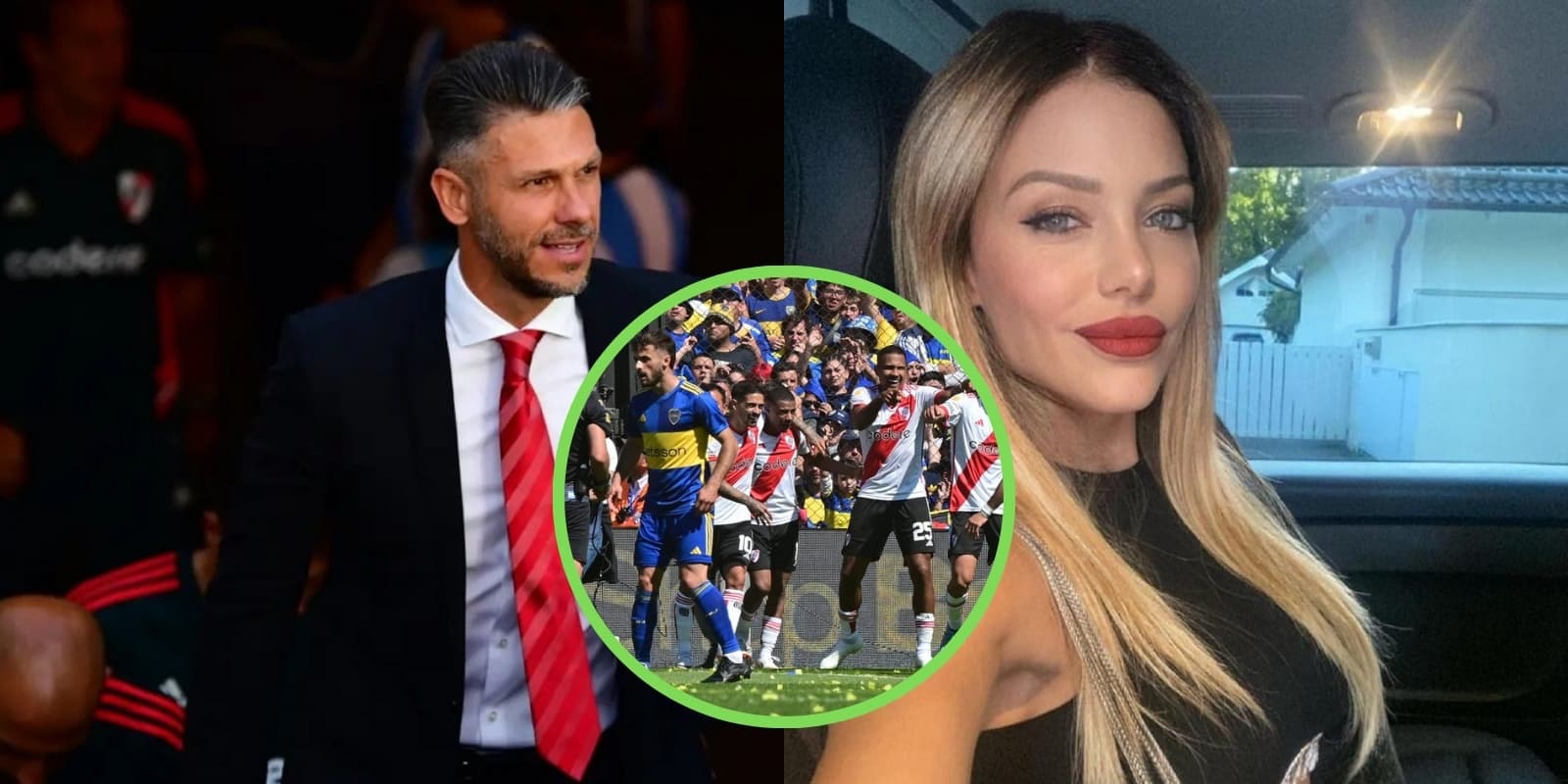 Demichelis y Evangelina Anderson.