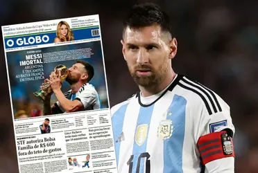 A horas del clásico, lo que dice la prensa de Brasil de Messi y Argentina