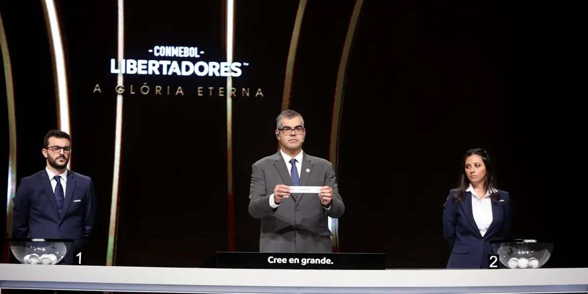 Desde la sede de la Conmebol se realizó el sorteo de la Copa Sudamericana y la Copa Libertadores 2022.
