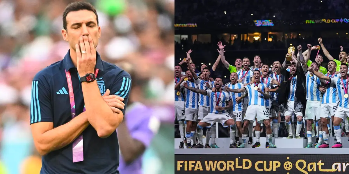 Destacó con la Albiceleste, pero habló demás tras la obtención del histórico título en Qatar