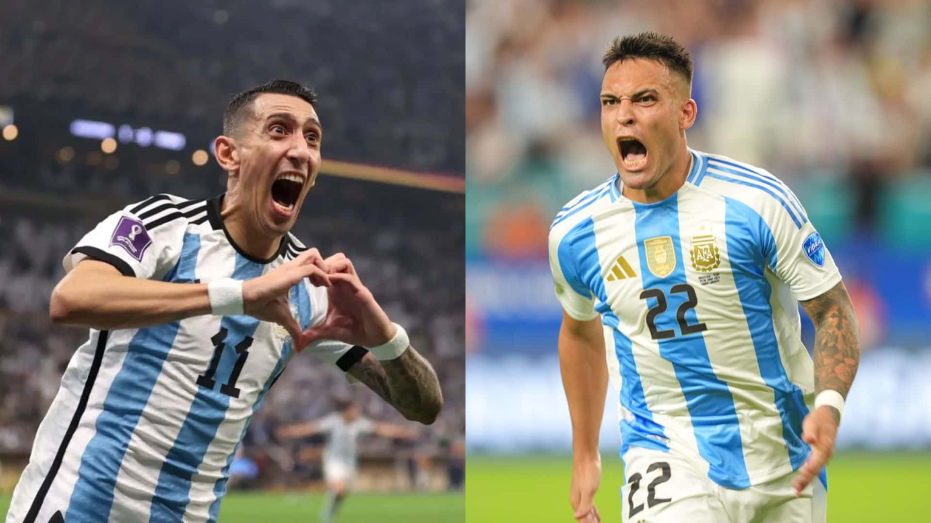 Di María y Martínez.