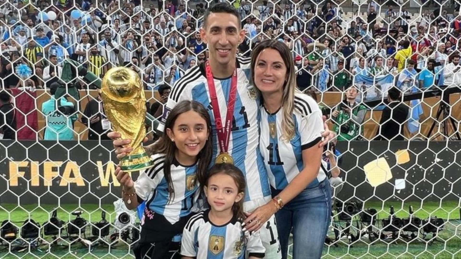 Di María y su familia