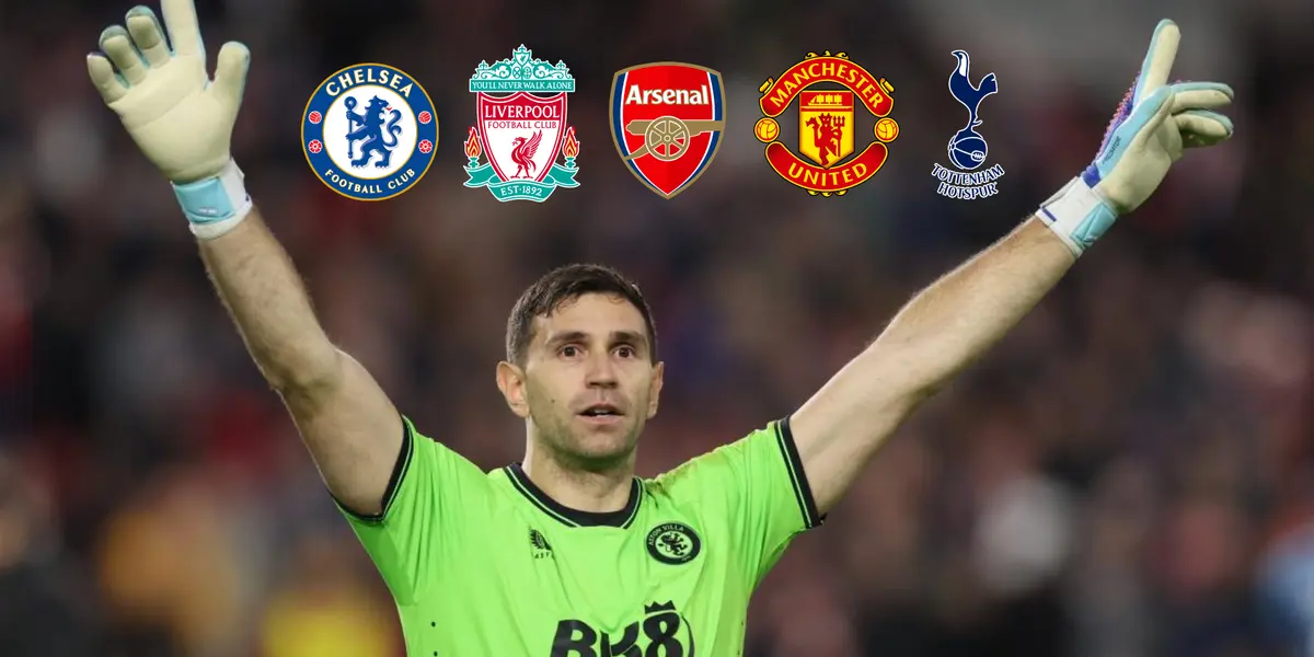 Dibu Martínez es pretendido por 3 grandes de la Premier League