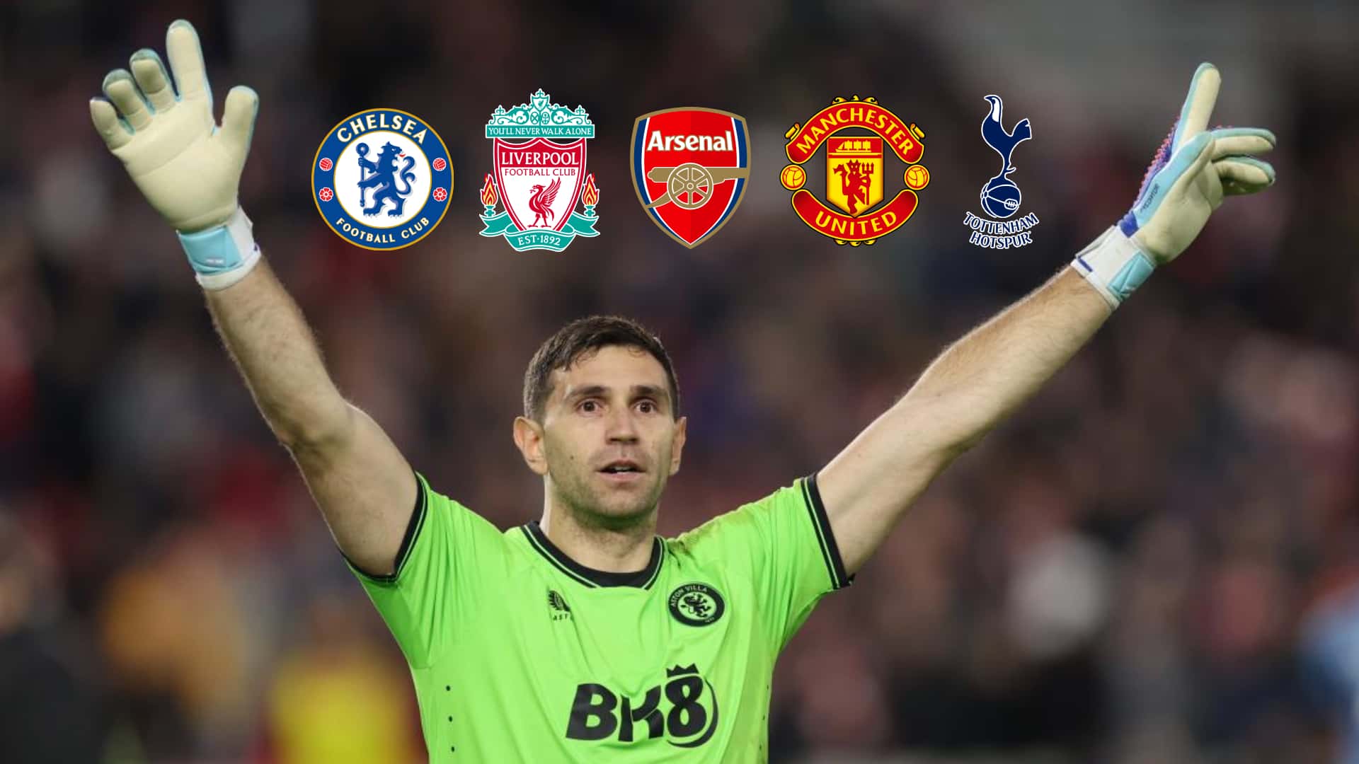 Dibu Martínez es pretendido por 3 grandes de la Premier League
