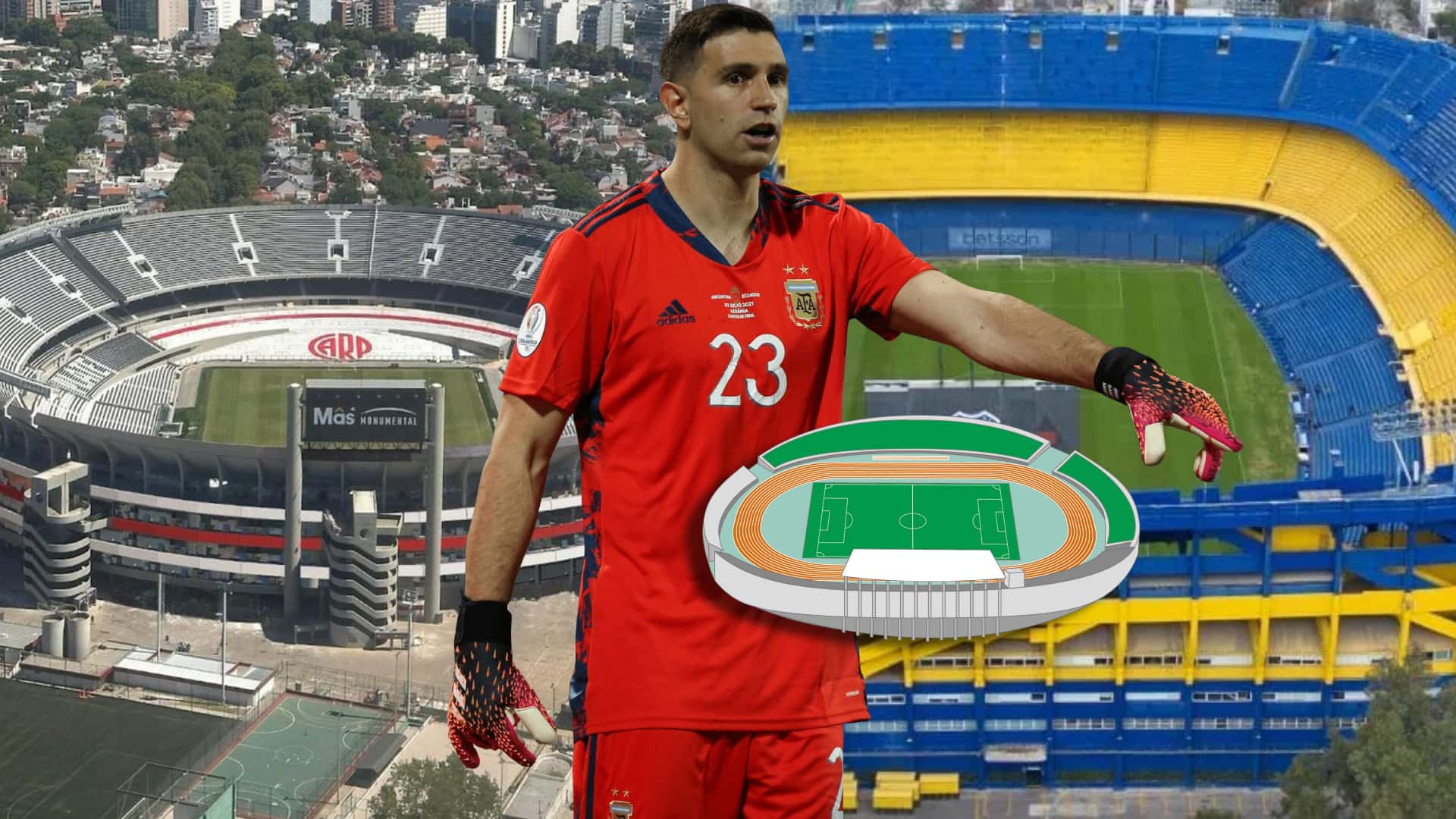 Dibu Martínez hizo una llamativa propuesta sobre el estadio de la Selección Argentina