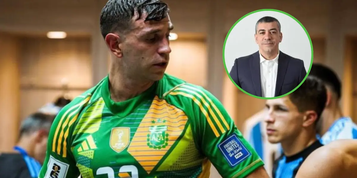 Dibu Martínez no podrá estar por dos partidos (@Afaseleccion).