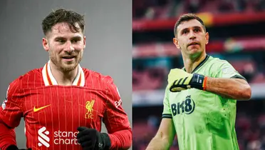 Dibu Martínez y Alexis Mac Allister