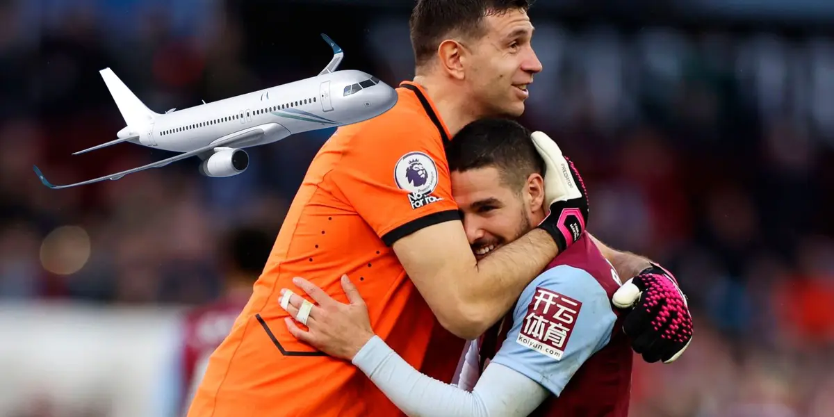 Dibu Martínez y Emi Buendía vacacionaron juntos