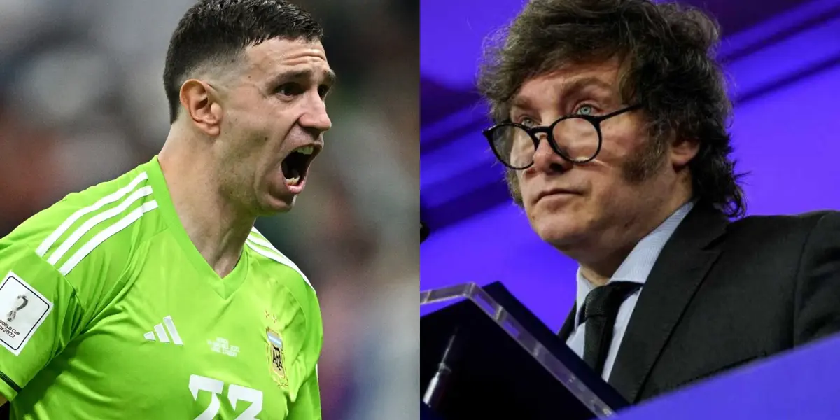 Dibu Martínez y Milei tienen más de una cosa en común