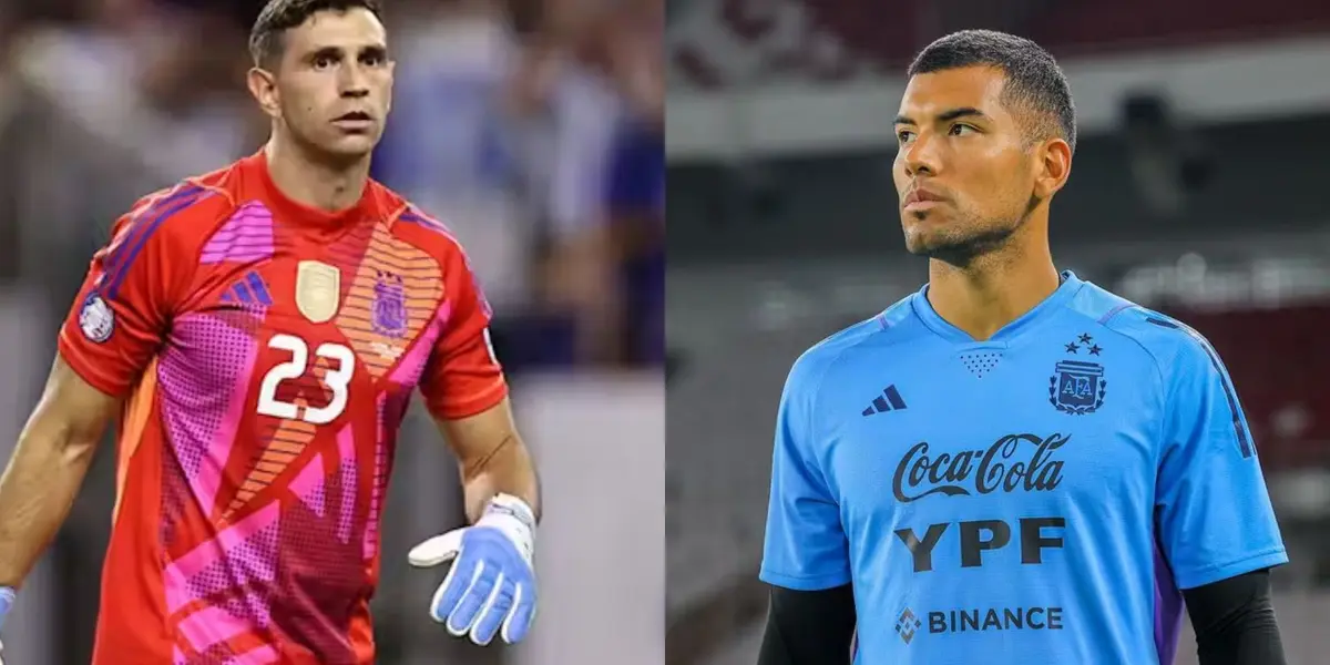 Dibu Martínez y Walter Benítez.