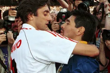 Diego Maradona y su relación con el Millonario, incluso en este momento.