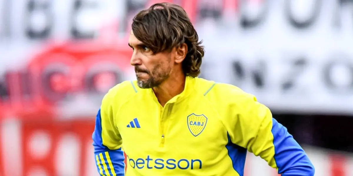 Diego Martínez, DT de Boca Juniors.