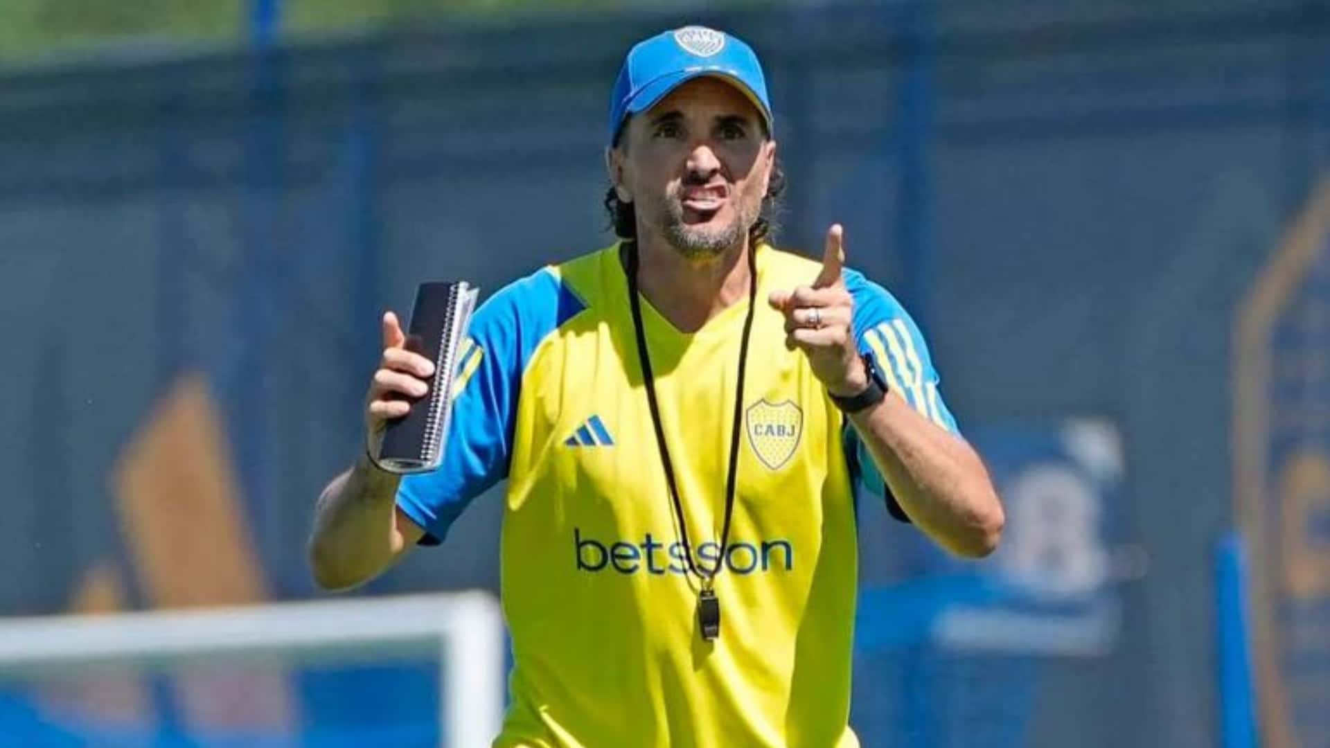 Diego Martínez en Boca Juniors.