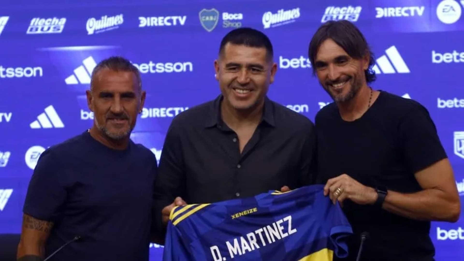 Diego Martínez fue presentado como nuevo director técnico de Boca