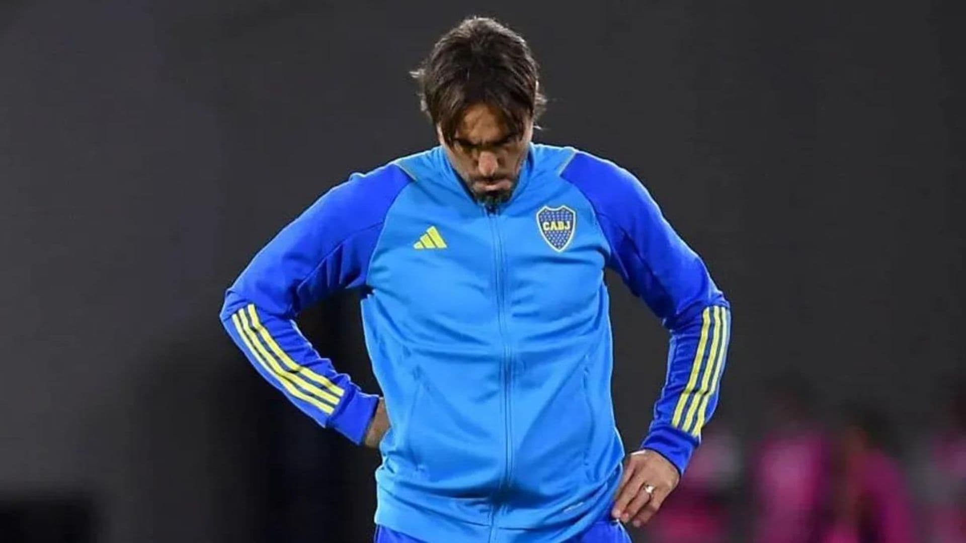 Diego Martínez se lamenta. (Foto: Fotobaires)