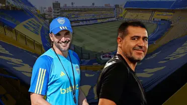 Diego Martínez y Juan Román Riquelme