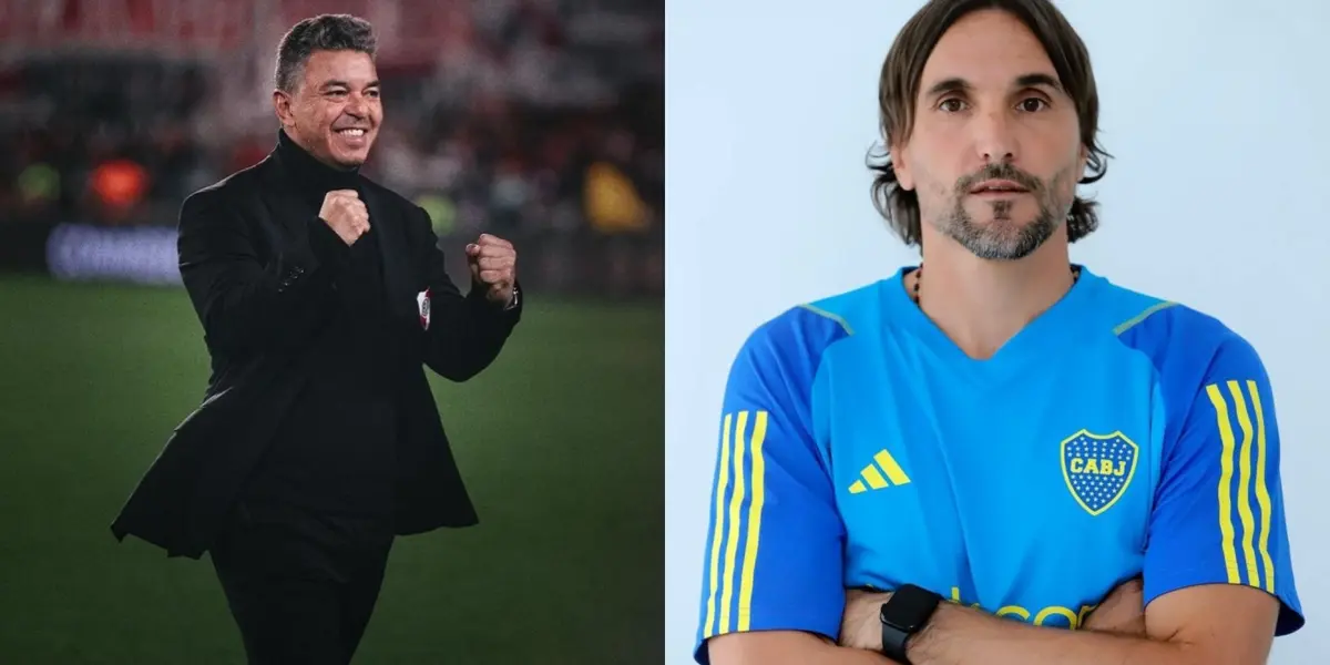 Diego Martínez y Marcelo Gallardo