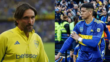 Diego Martínez y Marcos Rojo.