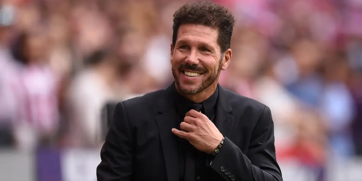 Diego Simeone, entrenador del Atlético de Madrid.