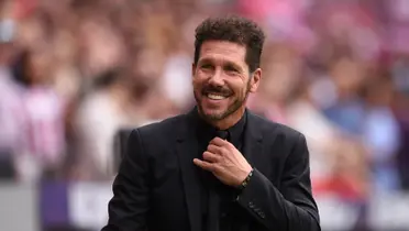 Diego Simeone, entrenador del Atlético de Madrid.