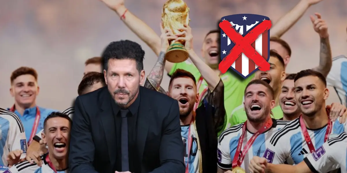 Diego Simeone, entrenador del Atlético de Madrid.