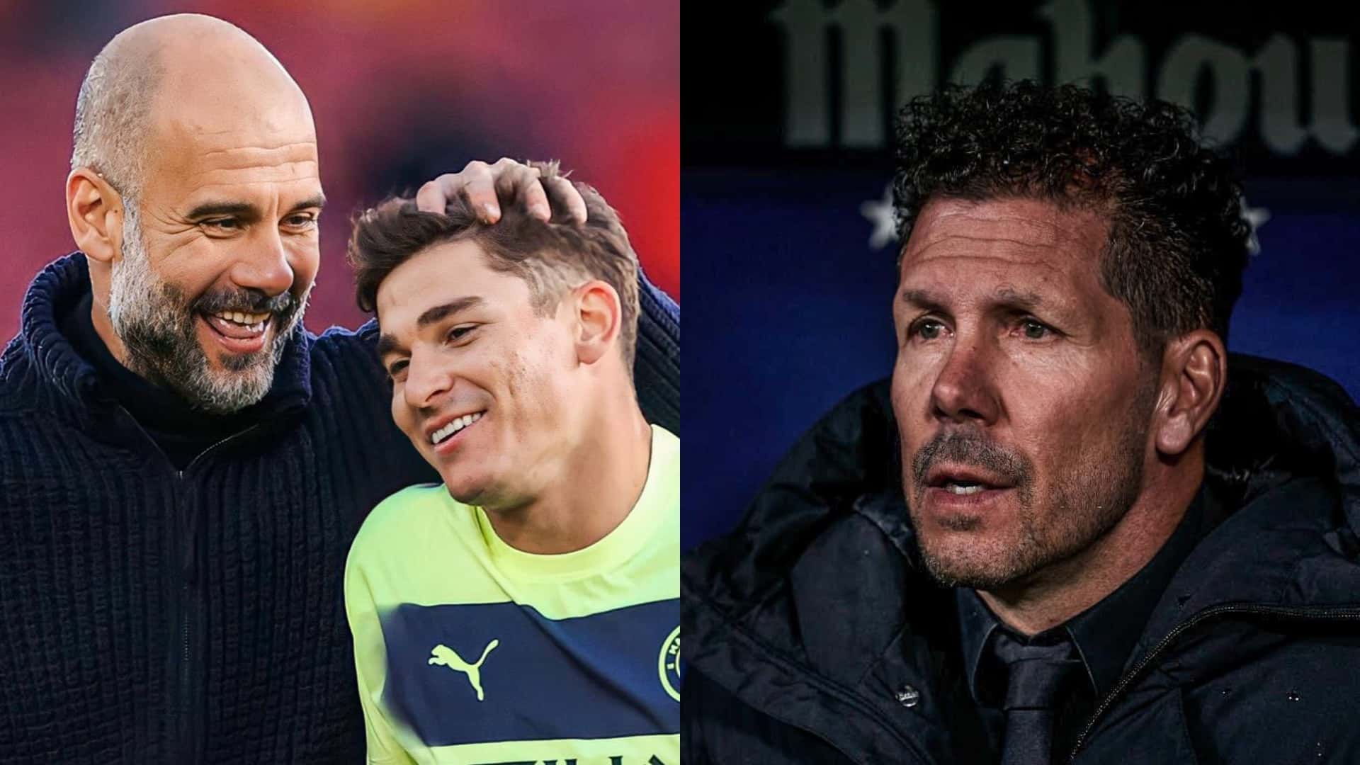 Diego Simeone/Guardiola-Julián Álvarez