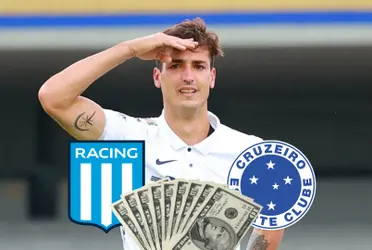 Mientras a Racing le dejó menos de un millón, lo que Cruzeiro pagó por Dinenno