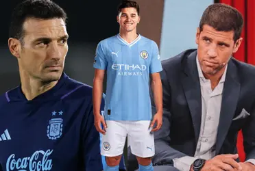 Domínguez explicó el secreto del éxito de Julián Álvarez