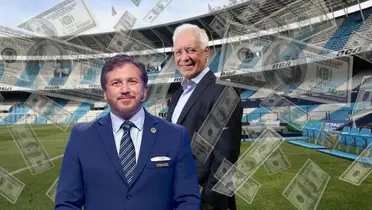 Domínguez junto a Blanco en el Cilindro.