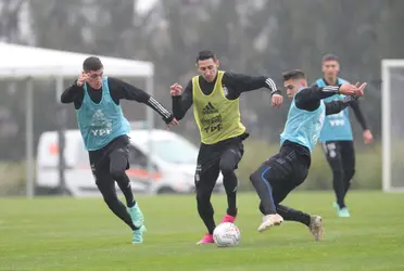 Dos futbolistas del equipo superaron sus respectivas molestias físicas y se entrenaron a la par del grupo.