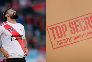 Durante la final entre Defensa y Palmeiras, el ex delantero de River estuvo en el centro de atención.