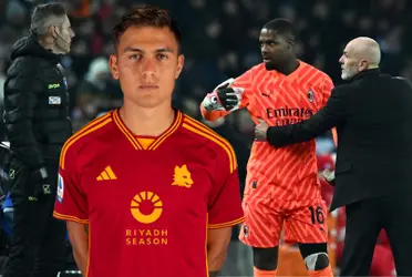 Dybala mandó un mensaje de apoyo a Maignan