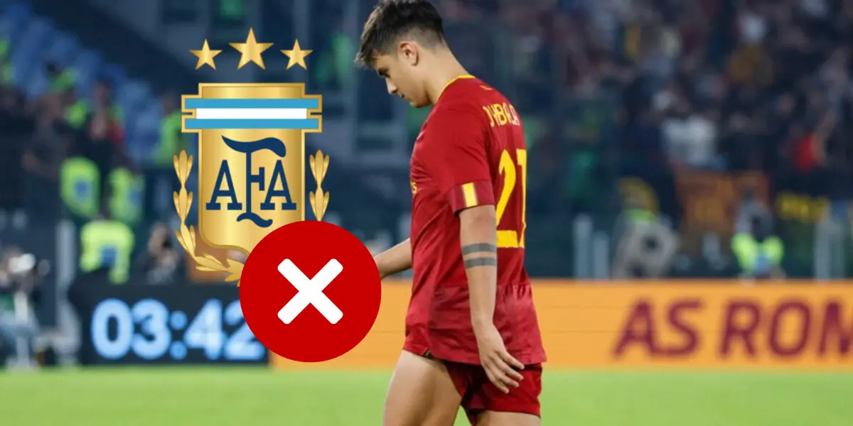Dybala se bajó de la convocatoria de la Selección Argentina