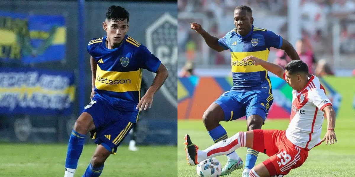 Dylan Gorosito junto a Advíncula.