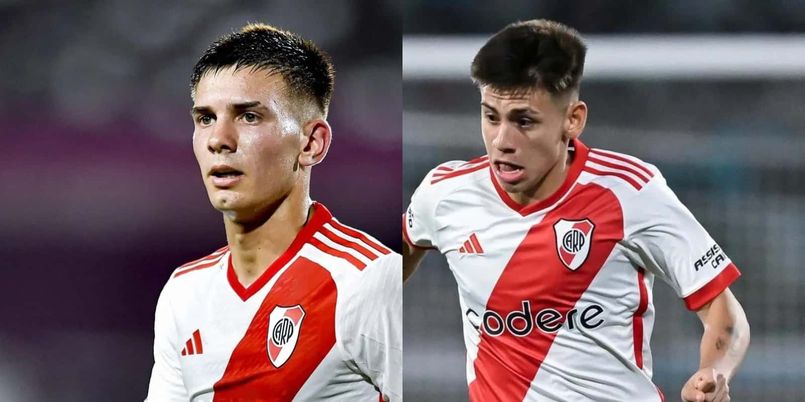Echeverri y Mastantuono.