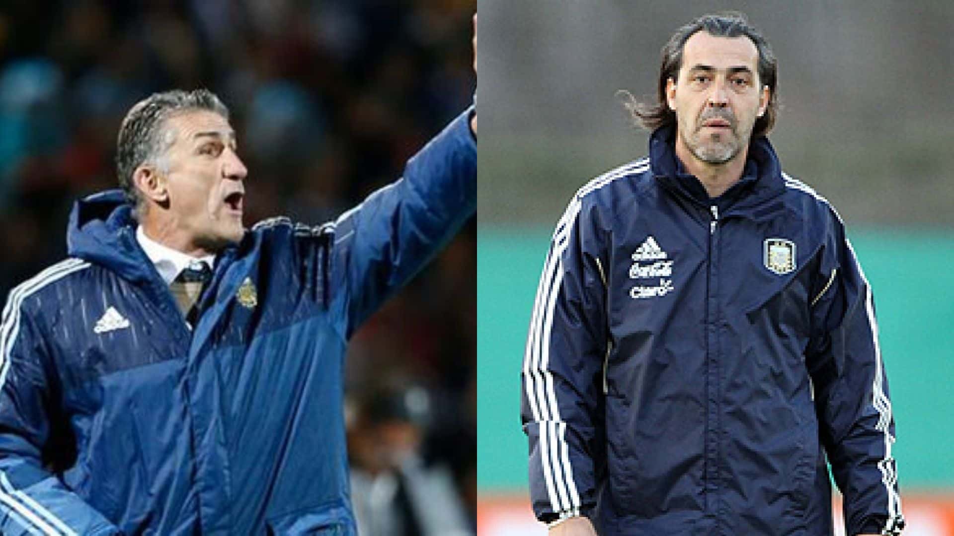 Edgardo Bauza y Sergio Batista.