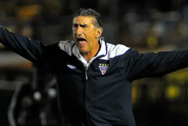 Edgardo fue muy importante en la historia grande de Liga de Quito y se mostró feliz como un hincha más.