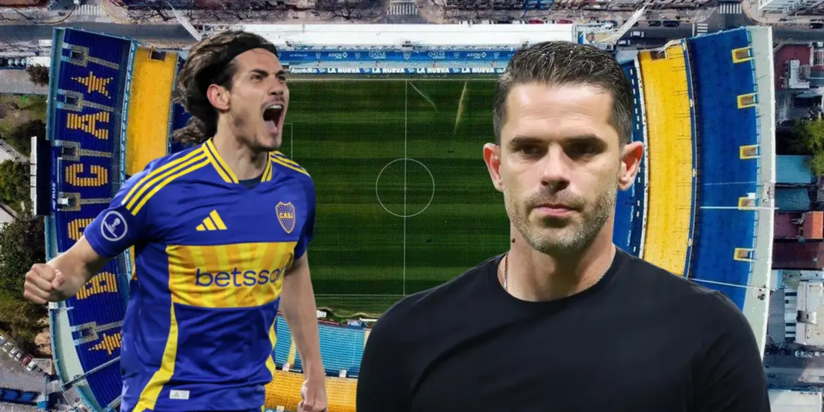 Edinson Cavani y Fernando Gago (Foto tomada de: Milenio/Transfermarkt)