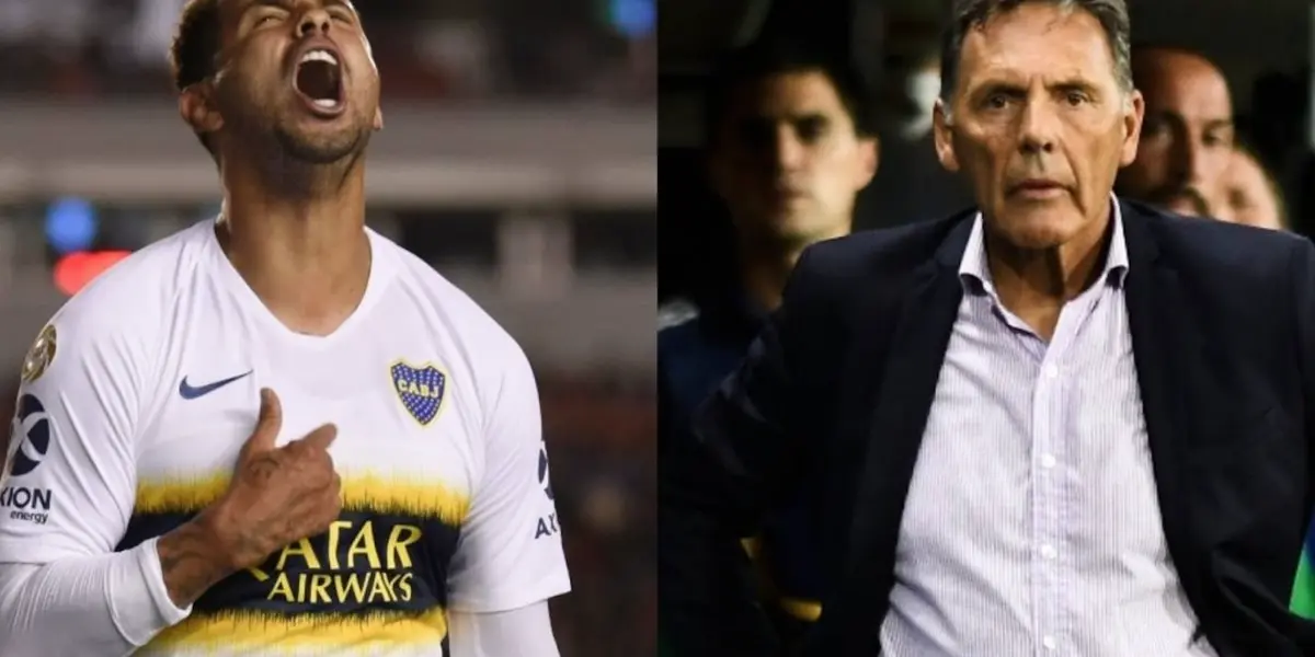 Edwin Cardona le dio el triunfo a Boca Juniors ante Independiente pero mirá el golpe bajo que le da Miguel Ángel Russo.
 