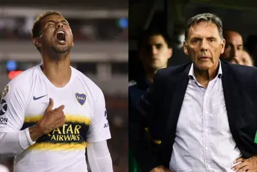 Edwin Cardona le dio el triunfo a Boca Juniors ante Independiente pero mirá el golpe bajo que le da Miguel Ángel Russo.