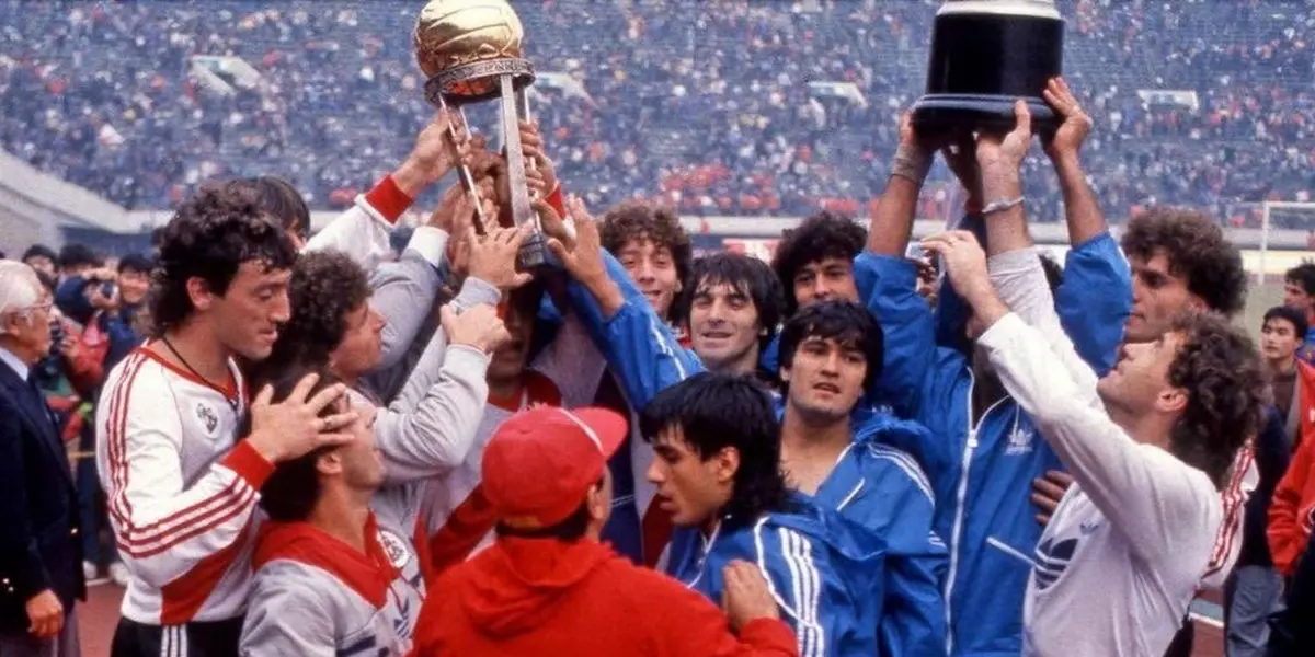 El 14 de diciembre de 1986 el Millonario se consagraba campeón del mundo al vencer 1 a 0 a Steaua de Bucarest en la final de la Copa Intercontinental.