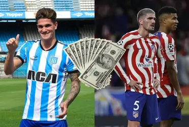 El actual jugador del Atlético de Madrid vio crecer considerablemente su cotización de mercado.