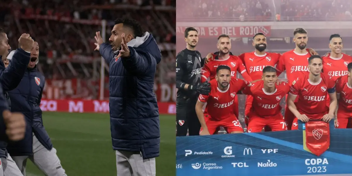 El ‘Apache’ ganó ante Vélez en su primer partido como director técnico del Rojo.