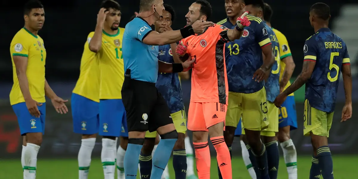 El árbitro argentino participó directamente en el empate del anfitrión de la Copa América, que luego le ganó 2-1 a Colombia.