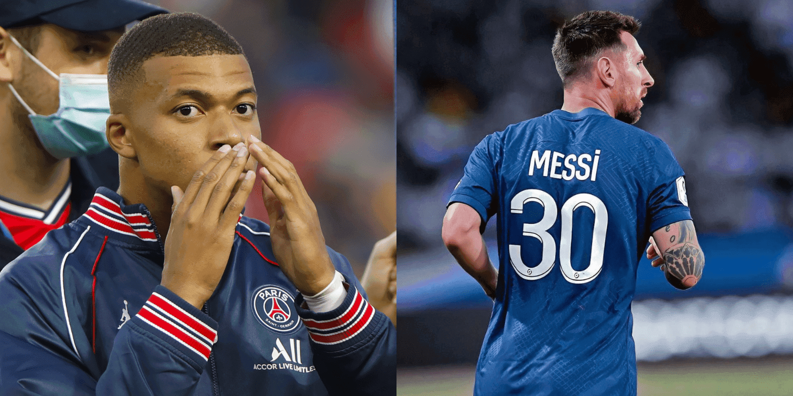 El argentino marcó su primer gol de tiro libre con la camiseta del PSG y el francés se rindió ante lo sucedido en el Parque de Los Príncipes