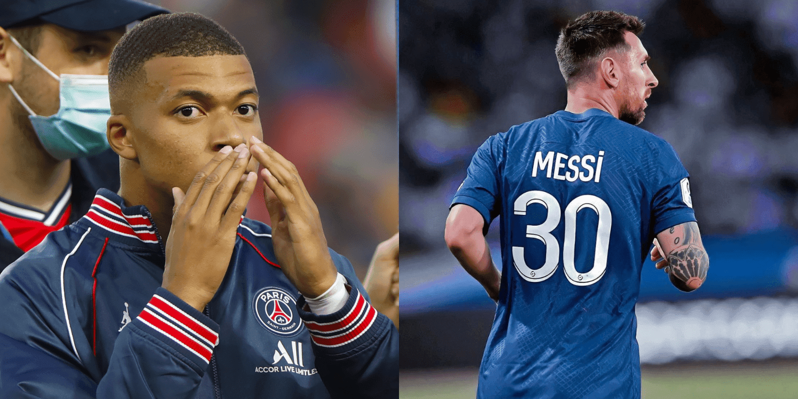 El argentino marcó su primer gol de tiro libre con la camiseta del PSG y el francés se rindió ante lo sucedido en el Parque de Los Príncipes