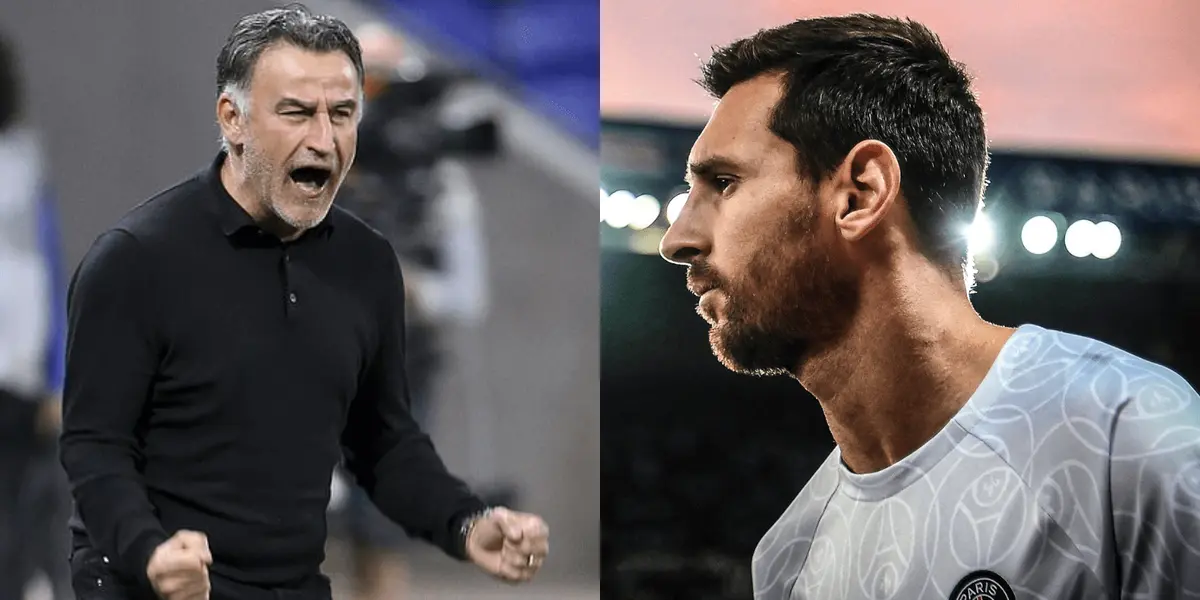 El argentino no tuvo su mejor partido y todo fue por culpa del entrenador francés