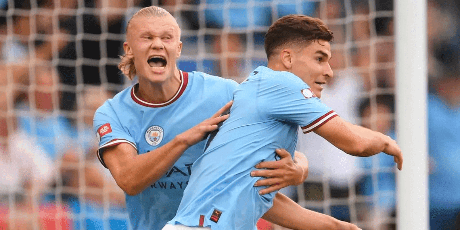 El argentino selló la goleada del Manchester City en la competencia europea