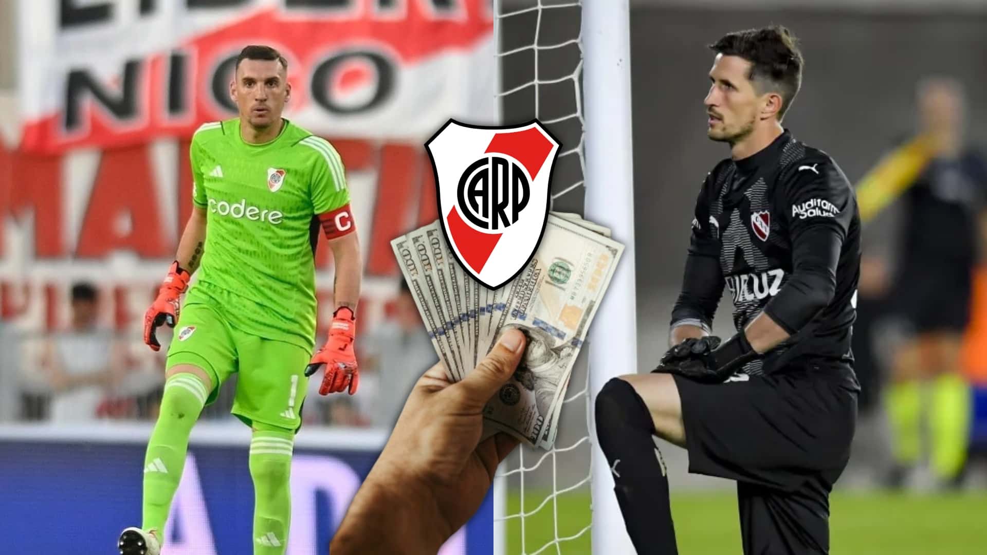 El arquero de Independiente es uno de los candidatos para reemplazar a Armani si sale de River.